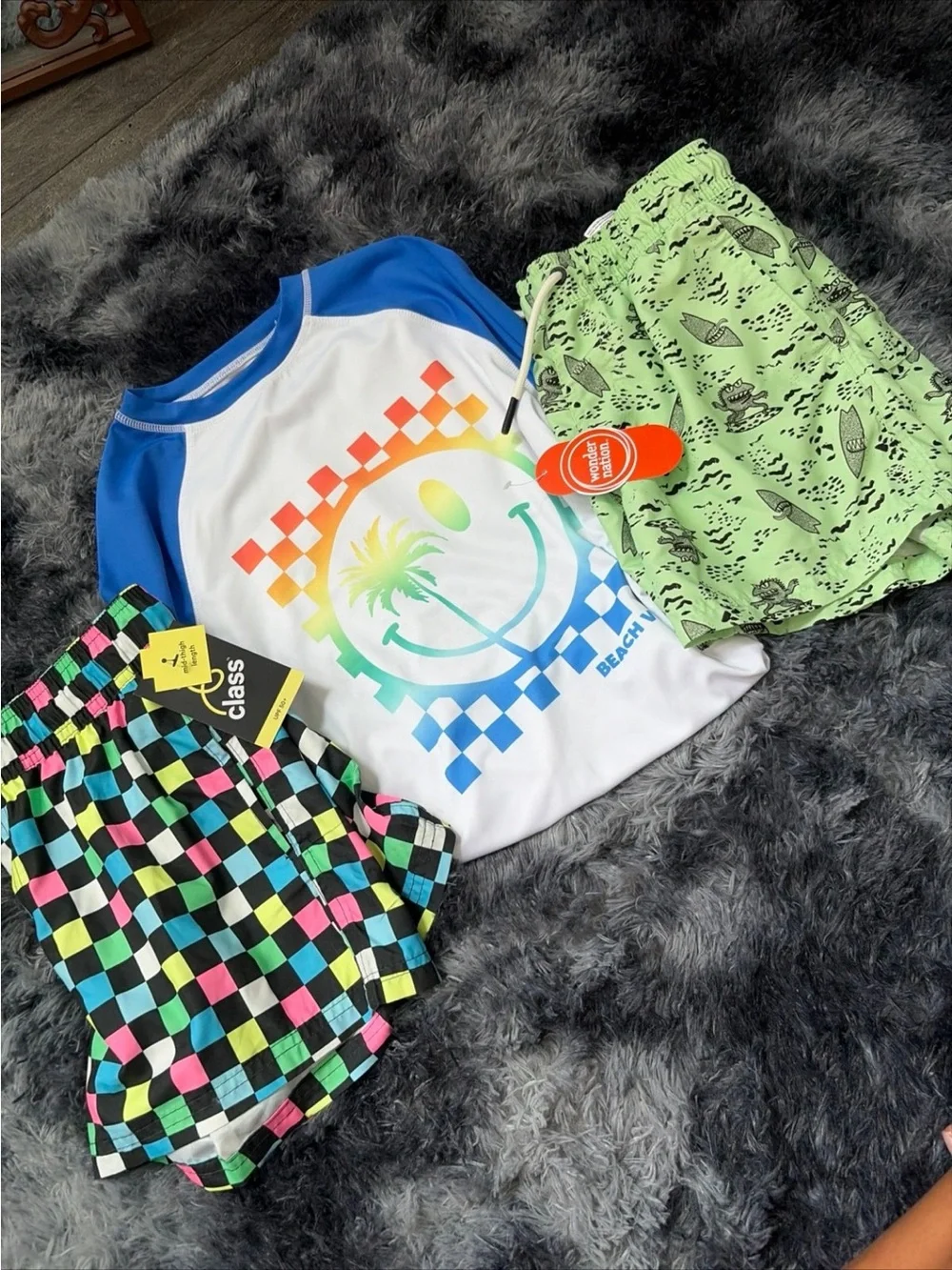 💚🩵💙 boys 10/12 swim bundle
